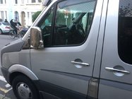 Volkswagen Crafter 2006–2016 Kromirane obloge kljuk vrat (4 kosi, nerjavno jeklo) Carmos – turško nerjaveče jeklo fotografija 3