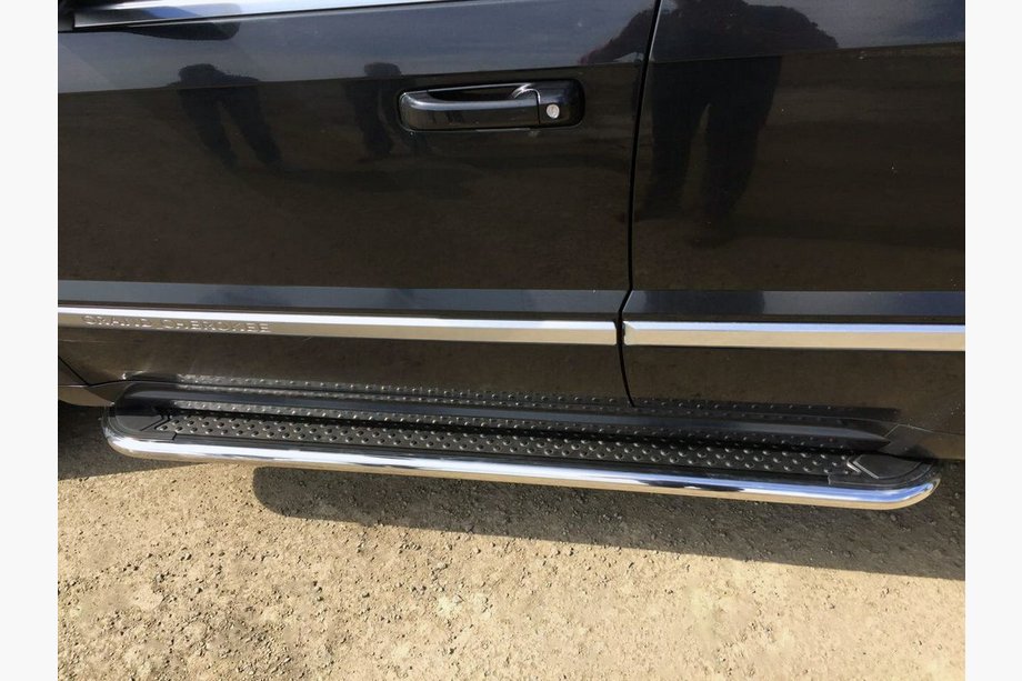 Toyota Highlander 2013–2019 Stranske stopnice Maydos V2 (2 kosa, nerjavno jeklo) Image