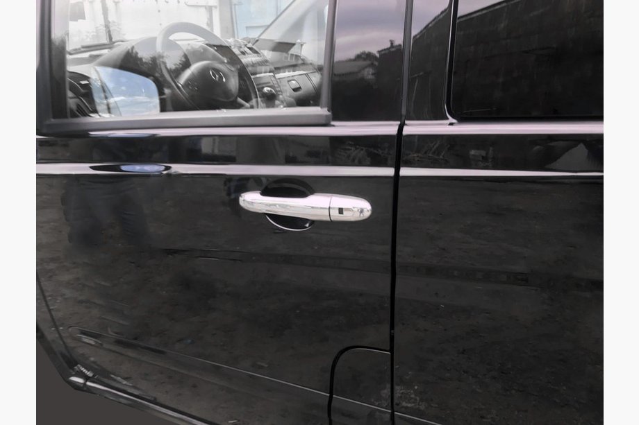 Mercedes Viano 2004–2014 Pokrovi kljuk (nerjavno jeklo) 3 kosi, Carmos – turško jeklo Image