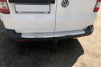 Volkswagen T5 Multivan 2003–2010 Zaščitna letev za zadnji odbijač z zavihkom (Carmos V1, jeklo) fotografija 1