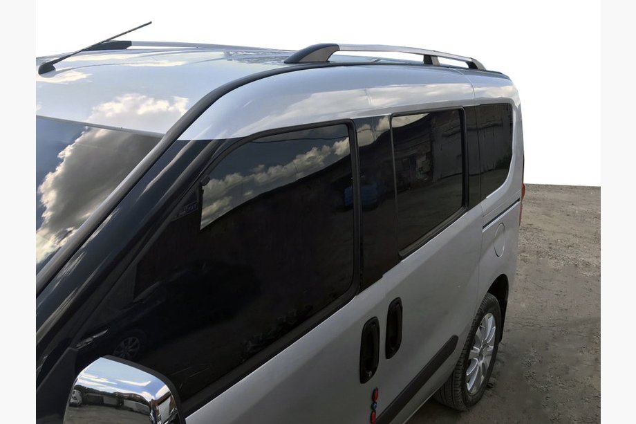 Fiat Doblo II 2010–2022 RAZPRODAJA!!! Strešne letve siva metalik Standardna baza Image