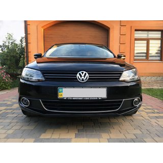 Okrasni pokrovi meglenk (2 kosa, nerjaveče jeklo) fotografija 1