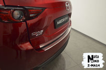 Mazda CX-5 2017–2025 Nerjaveča letev za zadnji odbijač z zavihkom Nataniko (nerjavno jeklo) fotografija 2