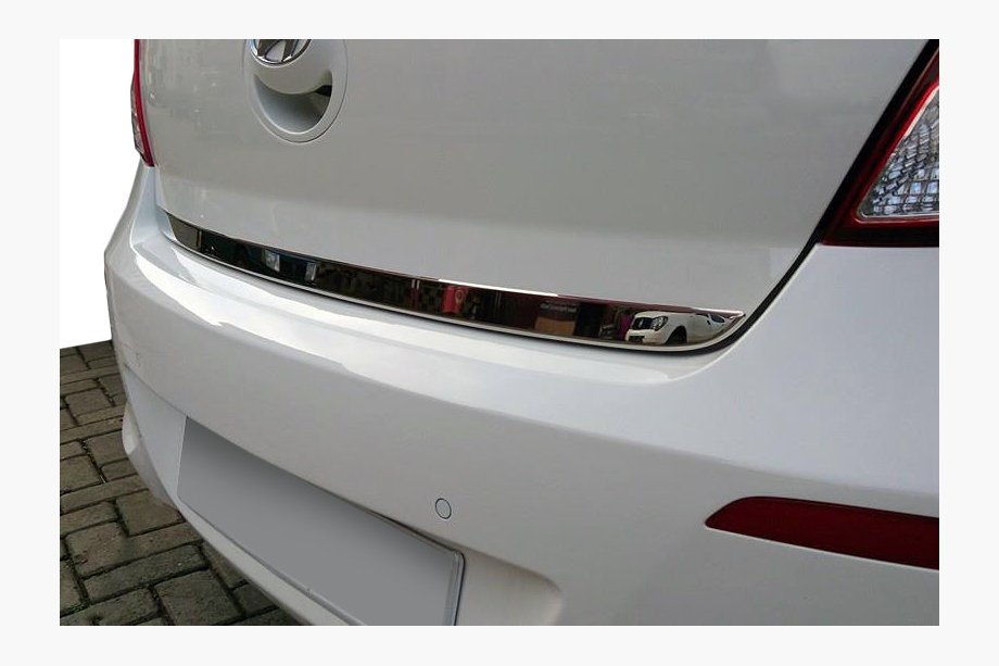 Hyundai I-20 2012–2014 Zaščitna letev roba prtljažnika (nerjaveče jeklo) Image