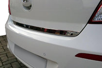 Hyundai I-20 2012–2014 Zaščitna letev roba prtljažnika (nerjaveče jeklo) fotografija 1