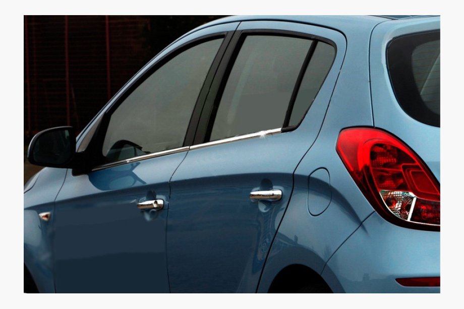 Hyundai I-20 2012–2014 Spodnje okenske letvice (4 kos, nerjavno jeklo) Image