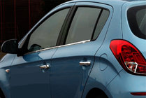 Hyundai I-20 2012–2014 Spodnje okenske letvice (4 kos, nerjavno jeklo) fotografija 1