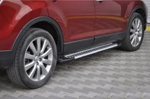 Mazda CX-9 2007–2016 Stranske stopnice Allmond Grey (2 kos, aluminij) fotografija 1
