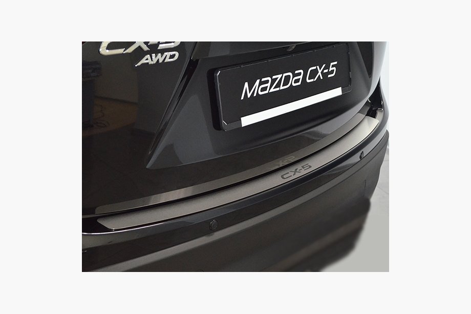 Mazda CX-5 2012–2017 Natanika zaščitna letev zadnjega odbijača (nerjavno jeklo) Image