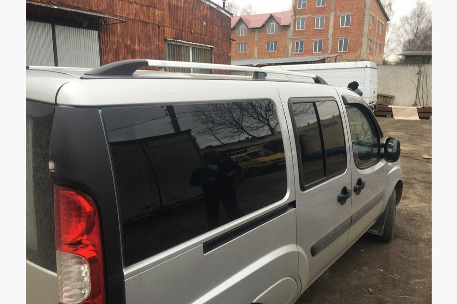 Fiat Doblo I 2005–2010 Kromirane strešne sani Fotografija 8