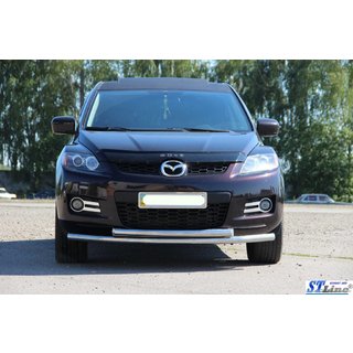 Sprednji zaščitni lok ST014 (nerjavno jeklo) Mazda CX-7 2006–2012 fotografija 2