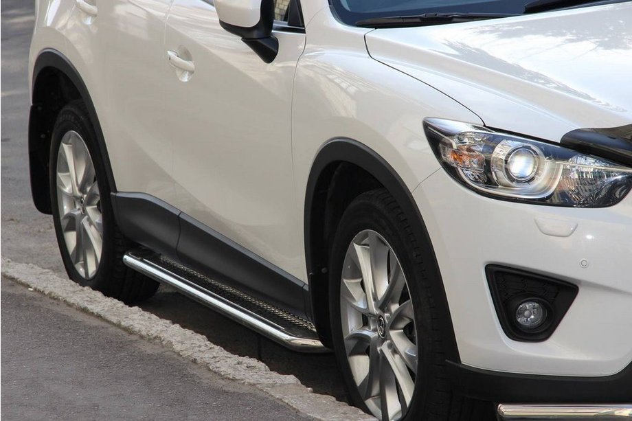 Mazda CX-3 2015– Bočne stopnice KB001 (nerjavno jeklo) 60 mm Image