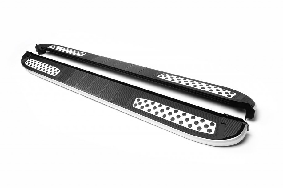 Opel Vivaro 2001–2015 Bočne stopnice Tayga V2 (2 kosa, aluminij) Image