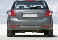 Kia Ceed 2007–2012 Obloga konca zadnjega odbijača OmsaLine (2009-2012, HB, nerjaveče jeklo) fotografija 3