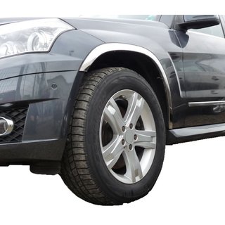Nerjaveče obrobe blatnikov (4 kosi) Mercedes GLK сlass X204 2008–2015 fotografija 1
