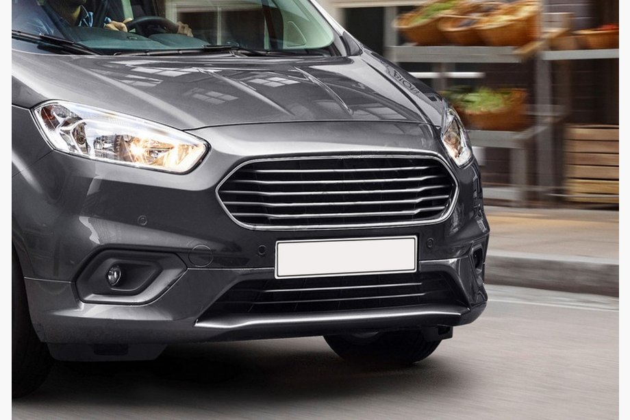Ford Courier 2014–2023 Letvice za masko OmsaLine (2018↗, 4 kosi, nerjaveče jeklo) Image