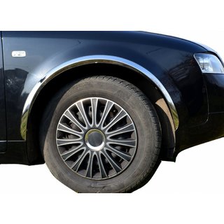 Nerjaveče obrobe blatnikov (4 kosi) Audi A4 B6 2000–2004 fotografija 1