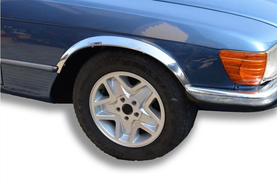 Mercedes W107 1971–1989 Nerjaveče obrobe blatnikov (4 kosi) Image