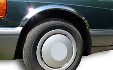 Mercedes S-class W126 1979–1991 Nerjaveče obrobe blatnikov (4 kosi) fotografija 1