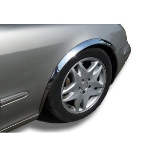 Nerjaveče obrobe blatnikov (4 kosi) Mercedes S-сlass W220 1998–2005 fotografija 1