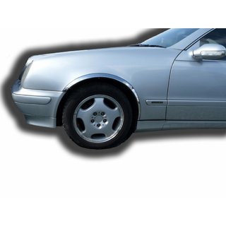 Nerjaveče obrobe blatnikov (4 kosi) Mercedes CLK W208 1997–2002 fotografija 1