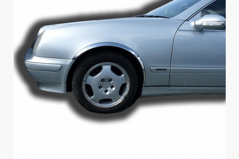 Mercedes CLK W208 1997–2002 Nerjaveče obrobe blatnikov (4 kosi) Image