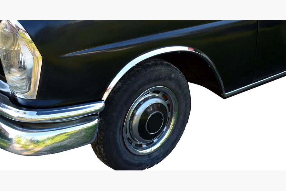 Mercedes W108 1965–1972 Nerjaveče obrobe blatnikov (4 kosi) Image