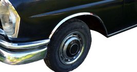 Mercedes W108 1965–1972 Nerjaveče obrobe blatnikov (4 kosi) fotografija 1