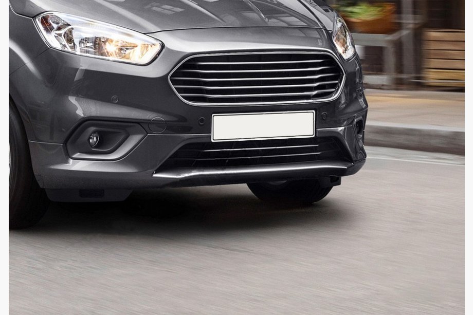 Ford Courier 2014–2023 Kromirane zaščitne letve za odbijač OmsaLine (2018↗, 2 kosa, nerjavno jeklo) Image