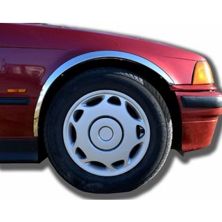 Nerjaveče obrobe blatnikov (4 kosi) BMW serija 3 E36 1990–2000 fotografija 1