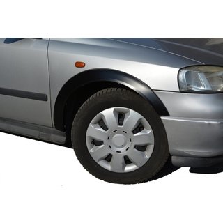 Obrobe blatniških lokov (SD/HB) (4 kosi, črne) Opel Astra G Classic 1998–2012 fotografija 2