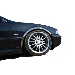 Nerjaveče obrobe blatnikov (4 kosi) BMW serije 5 E39 1996–2003 fotografija 1