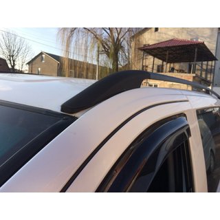 Črne strešne vzdolžne letve ELITE (plastična noga) Mercedes Viano 2004–2014 fotografija 3