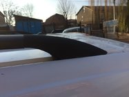 Mercedes Viano 2004–2014 Črne strešne vzdolžne letve ELITE (plastična noga) Kratka medosna razdalja (Short, Compact) fotografija 6