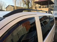 Mercedes Viano 2004–2014 Črne strešne vzdolžne letve ELITE (plastična noga) Kratka medosna razdalja (Short, Compact) fotografija 10