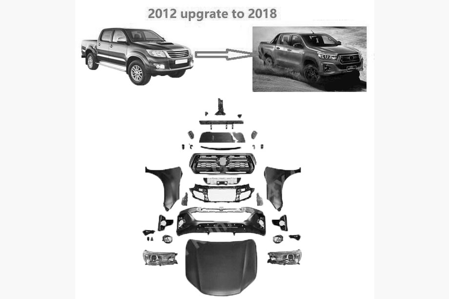 Toyota Hilux 2006–2015 Komplet za facelift 2019 Image