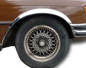 Mercedes W116 1972–1980 Nerjaveče obrobe blatnikov (4 kosi) fotografija 1