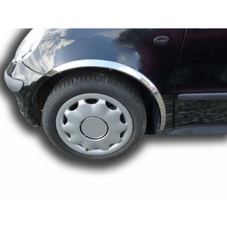 Nerjaveče obrobe blatnikov (4 kosi) Mercedes A-slass W168 1997–2004 fotografija 1
