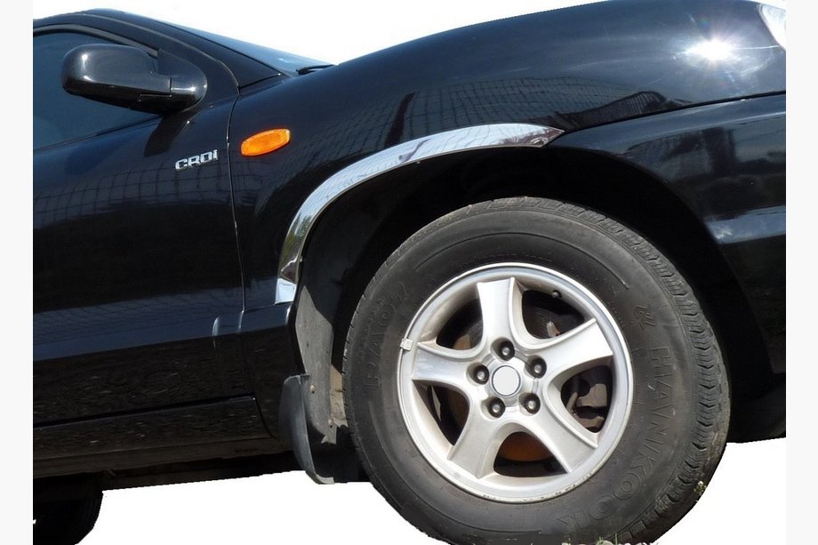 Hyundai Santa Fe 1 2000–2006 Nerjaveče obrobe blatnikov (4 kosi) Image