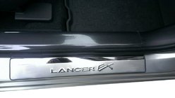 Mitsubishi Lancer X 2008– AKCIJA!! Kromirane obloge pragov Lancer EX fotografija 1