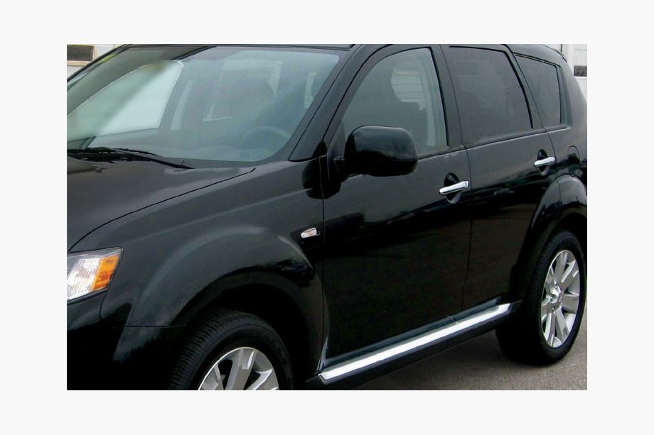 Mitsubishi Outlander 2006–2012 Kromirani pokrovi kljuk vrat Omsa (4 kosi, nerjavno jeklo) Image