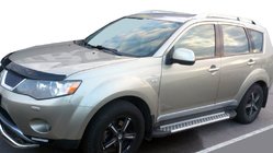 Peugeot 4007 2007–2013 Stranske stopnice tipa X5 (2 kos, aluminij) fotografija 1