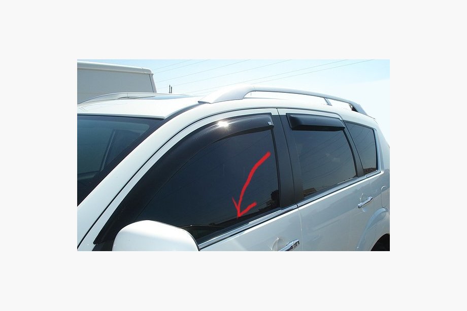 Mitsubishi Outlander 2006–2012 Kromirane okenske obrobe Image