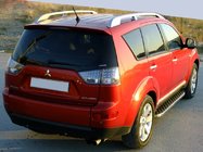 Peugeot 4007 2007–2013 Stranske stopnice BlackLine (2 kosa, aluminij) fotografija 1