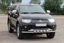 Mitsubishi L200 2006–2015 Sprednji zaščitni lok ST015 (nerjaveče jeklo) fotografija 1