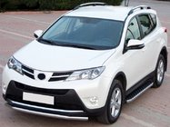 Toyota Rav 4 2013–2018 Stranske stopnice BlackLine (2 kosa, aluminij) fotografija 1