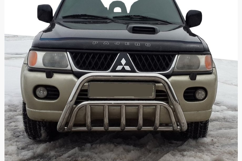 Mitsubishi Pajero Sport 1996–2007 Prednji zaščitni lok WT002 (nerjavno jeklo) Image