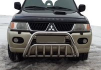 Mitsubishi Pajero Sport 1996–2007 Prednji zaščitni lok WT002 (nerjavno jeklo) fotografija 1