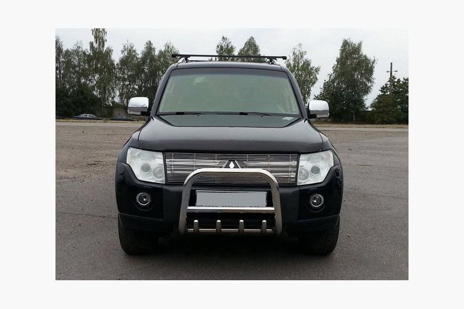 Mitsubishi Pajero Wagon IV 2006–2021 Sprednji zaščitni lok QT006 (nerjavno jeklo) 51 mm Image