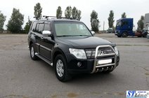 Mitsubishi Pajero Wagon III 1999–2006 Sprednji zaščitni lok (bullbar) QT011 (nerjaveče jeklo) fotografija 3